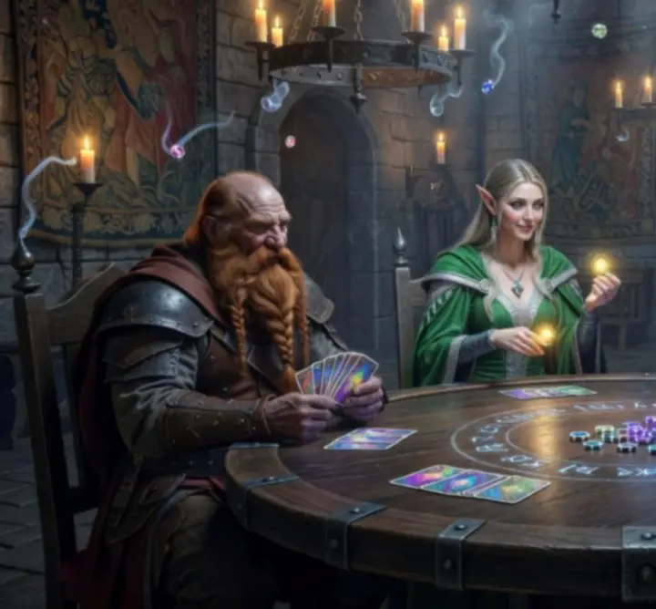 Event Fantasy Poker w klimacie fantasy z mobilnymi stołami